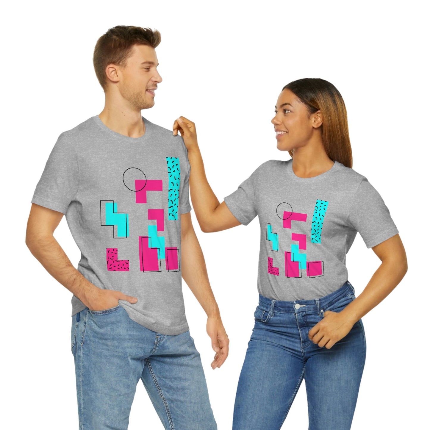 Tetris Retro Style Unisex Jersey Short Sleeve Tee