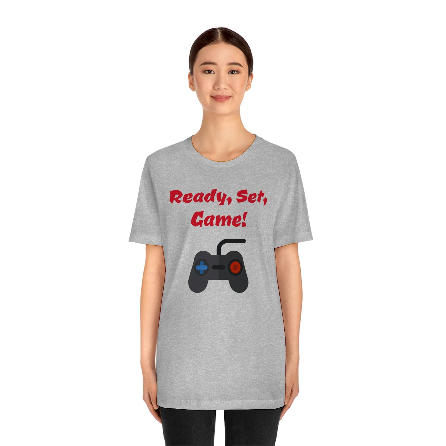 Ready, Set, Game! Unisex Jersey Short Sleeve Tee