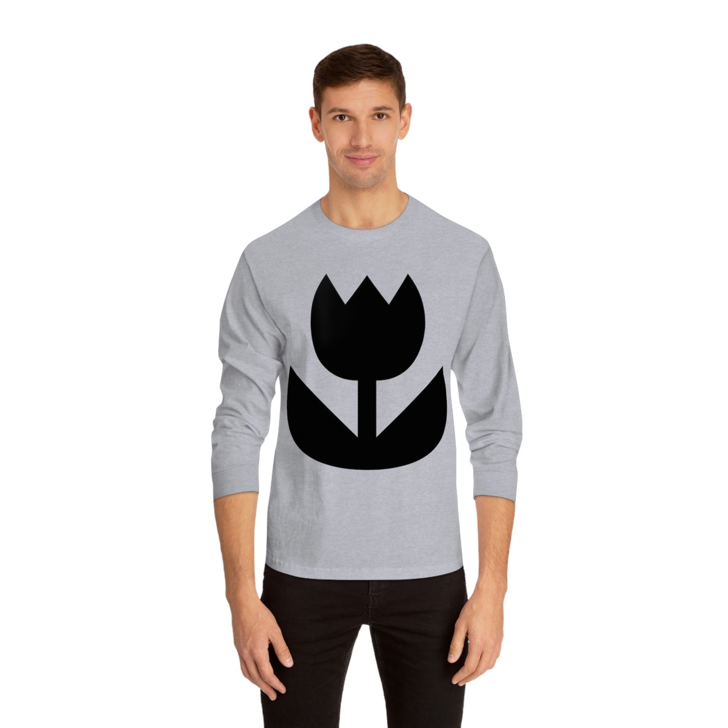 Video Game Retro Style Flower Alternate Unisex Classic Long Sleeve T-Shirt