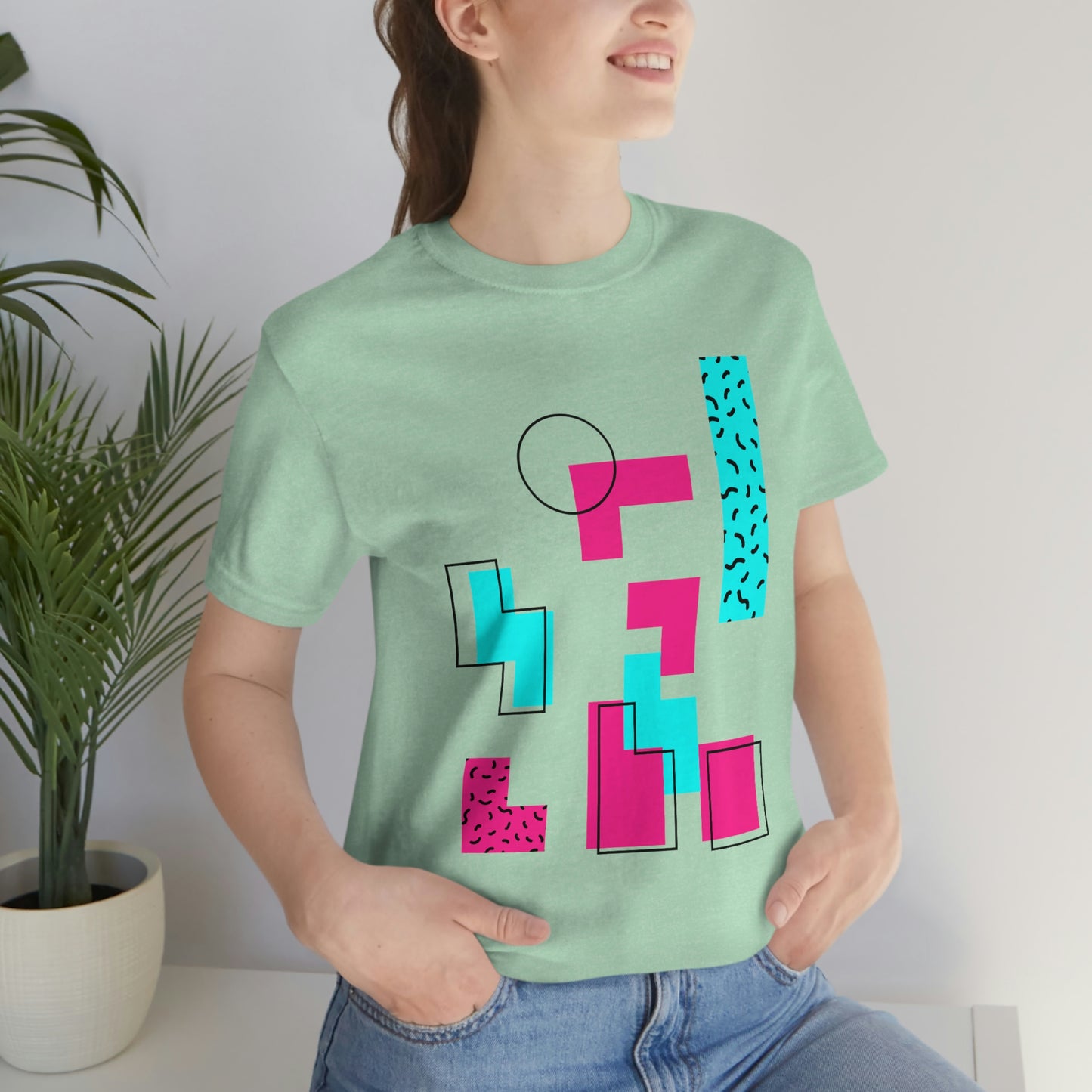 Tetris Retro Style Unisex Jersey Short Sleeve Tee