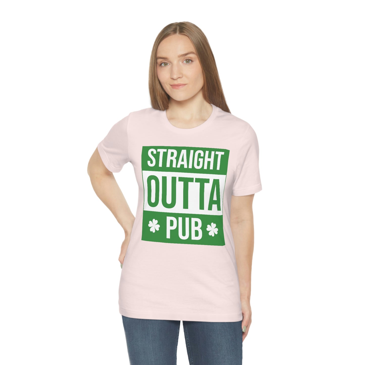 Straight Outta Pub Unisex Jersey Short Sleeve Tee