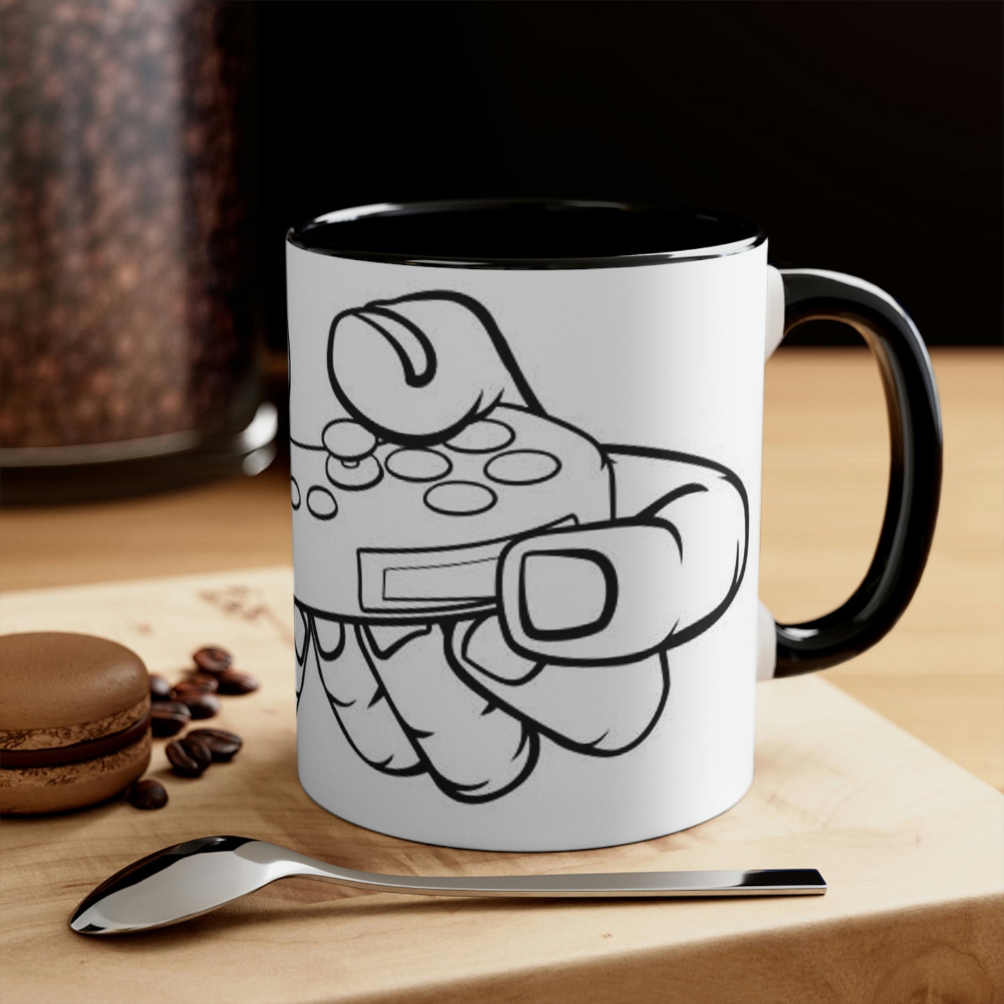 Game Controller Accent Coffee Mug, 11oz