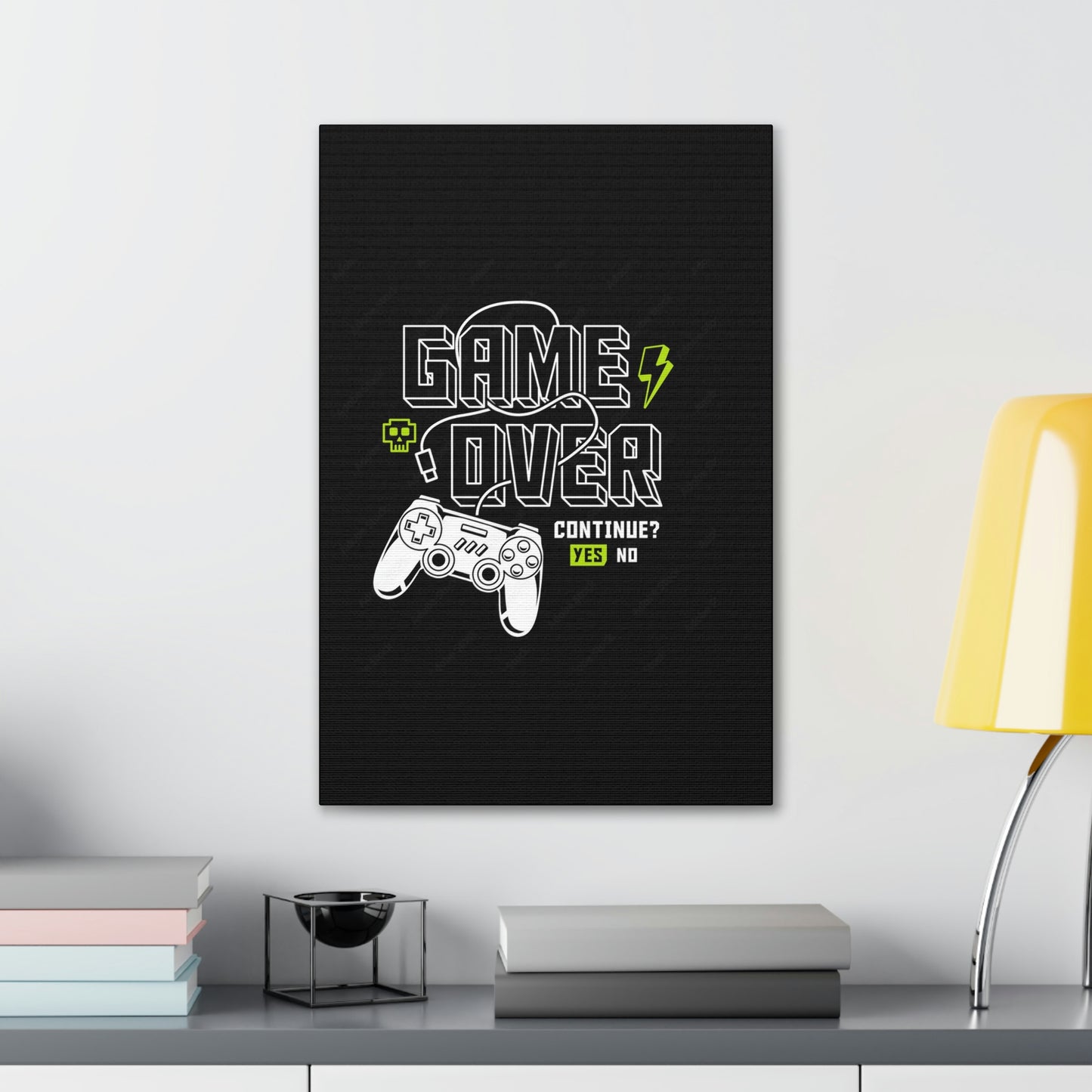 Game Over Canvas Gallery Wraps