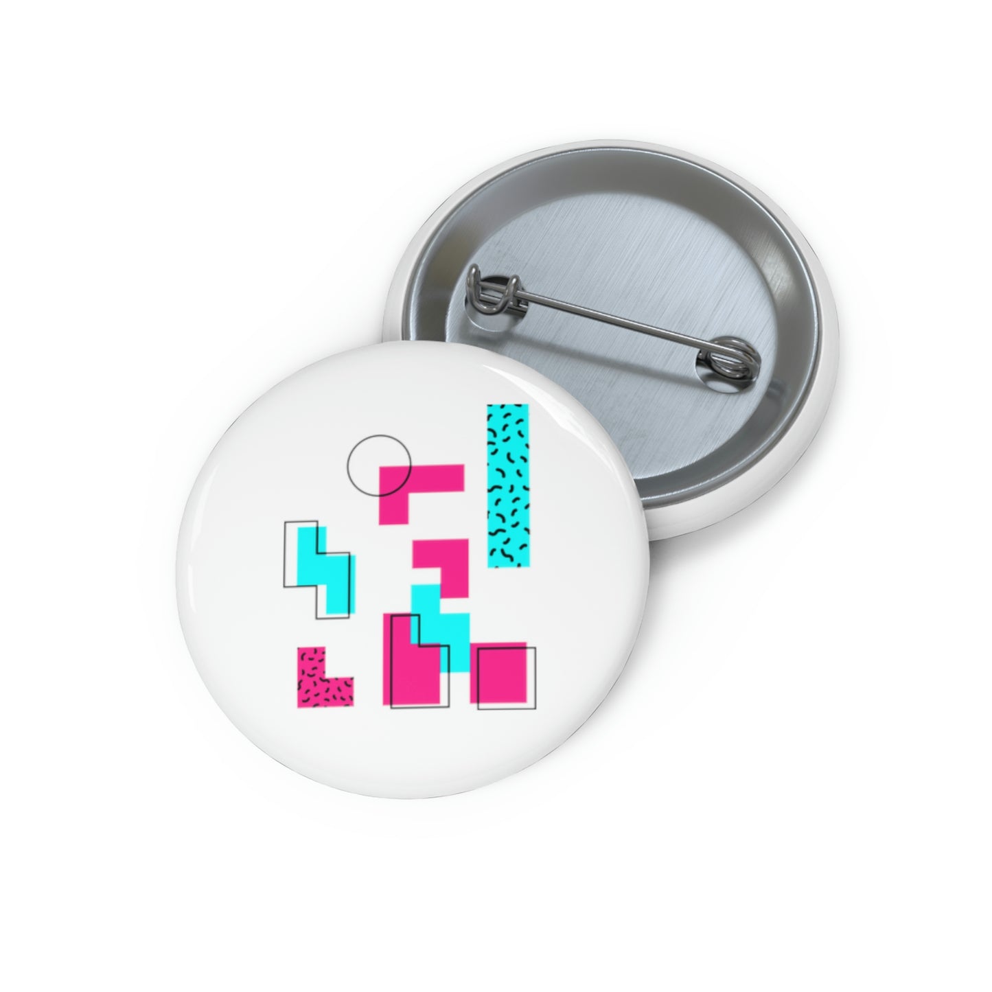 Tetris Style Custom Pin Buttons