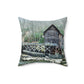 Grist Mill Scenic Spun Polyester Square Pillow