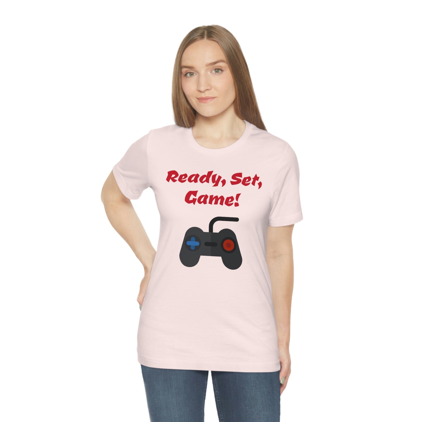 Ready, Set, Game! Unisex Jersey Short Sleeve Tee