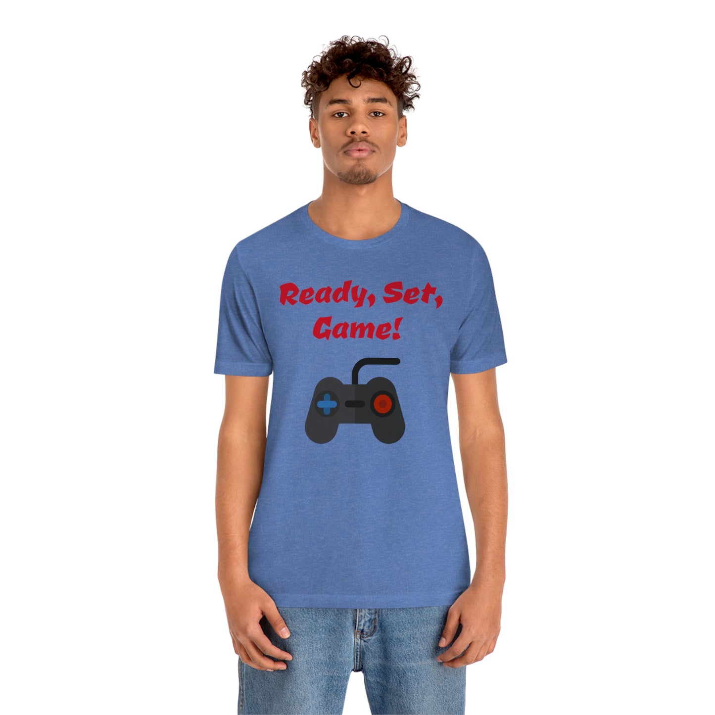 Ready, Set, Game! Unisex Jersey Short Sleeve Tee