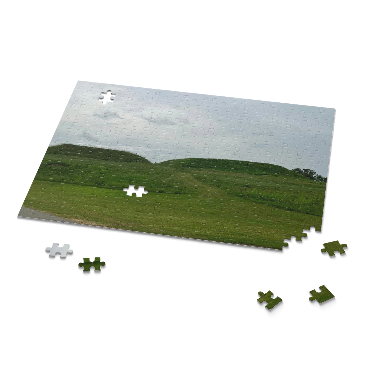 Ocmulgee Mounds Scenic Puzzle (120, 252, 500-Piece)