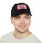 Dad Level Unlocked Dad Hat with Leather Patch