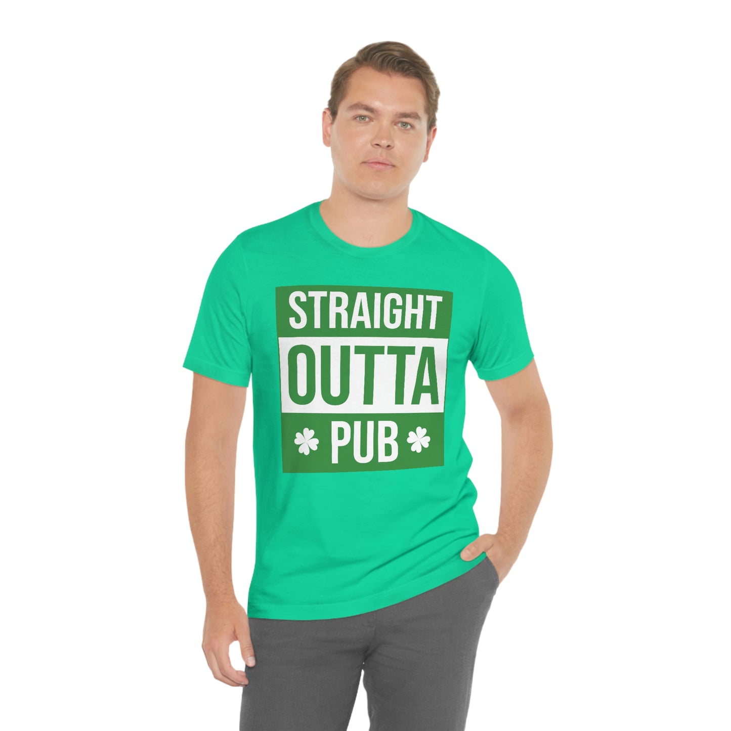 Straight Outta Pub Unisex Jersey Short Sleeve Tee