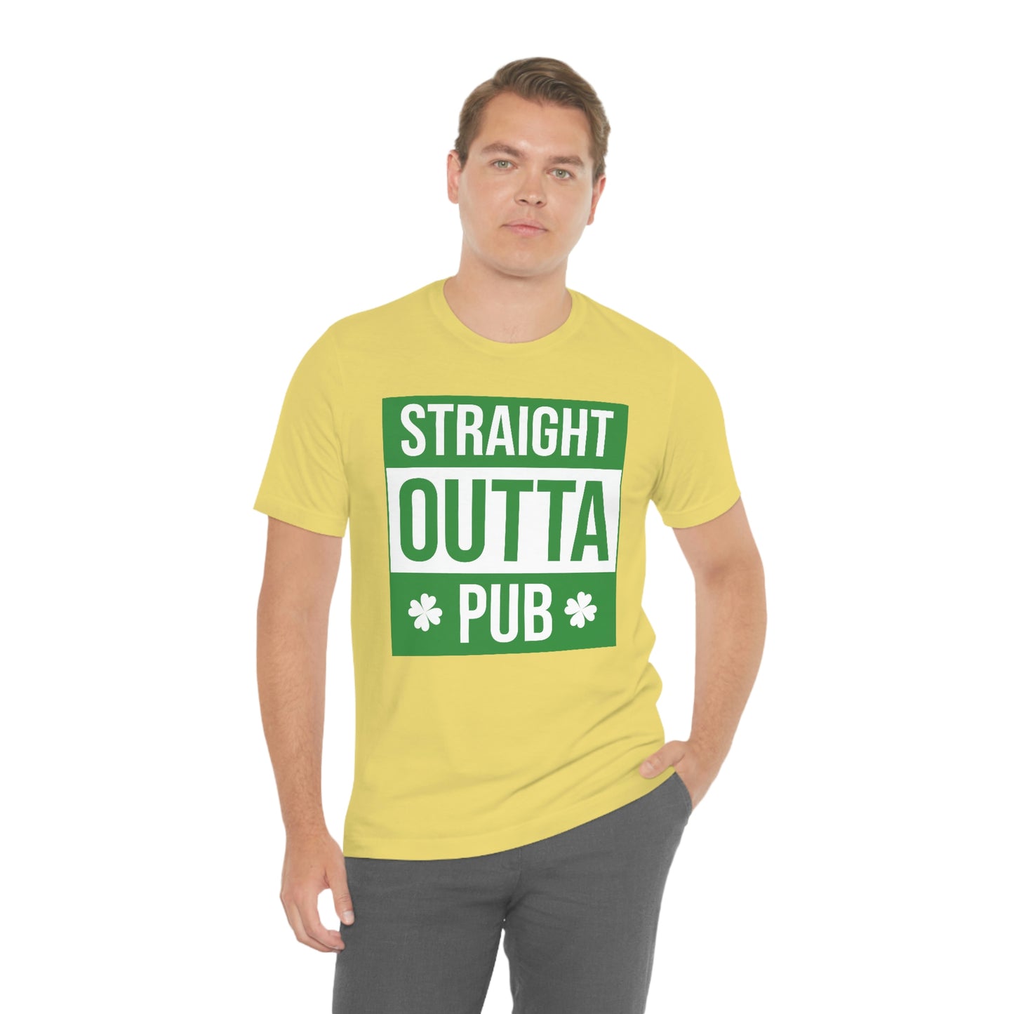 Straight Outta Pub Unisex Jersey Short Sleeve Tee