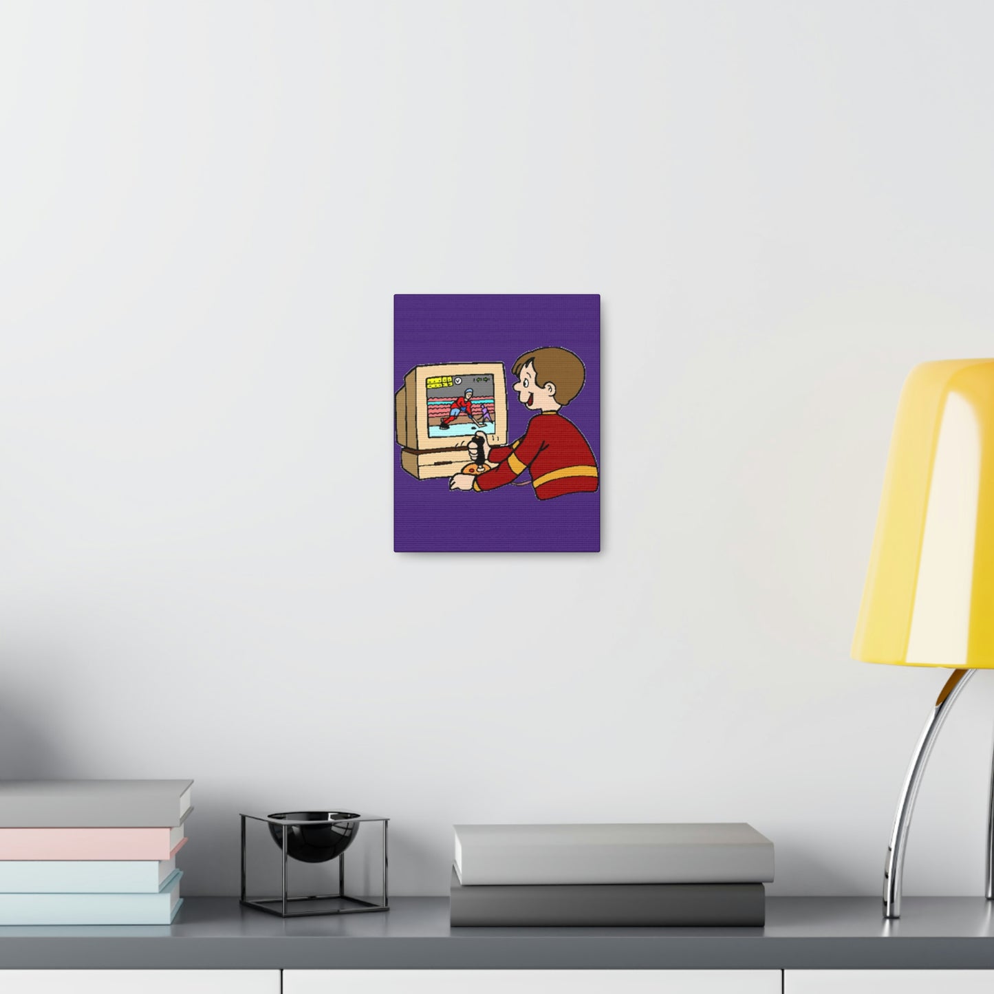 Old School Gamer Canvas Gallery Wraps