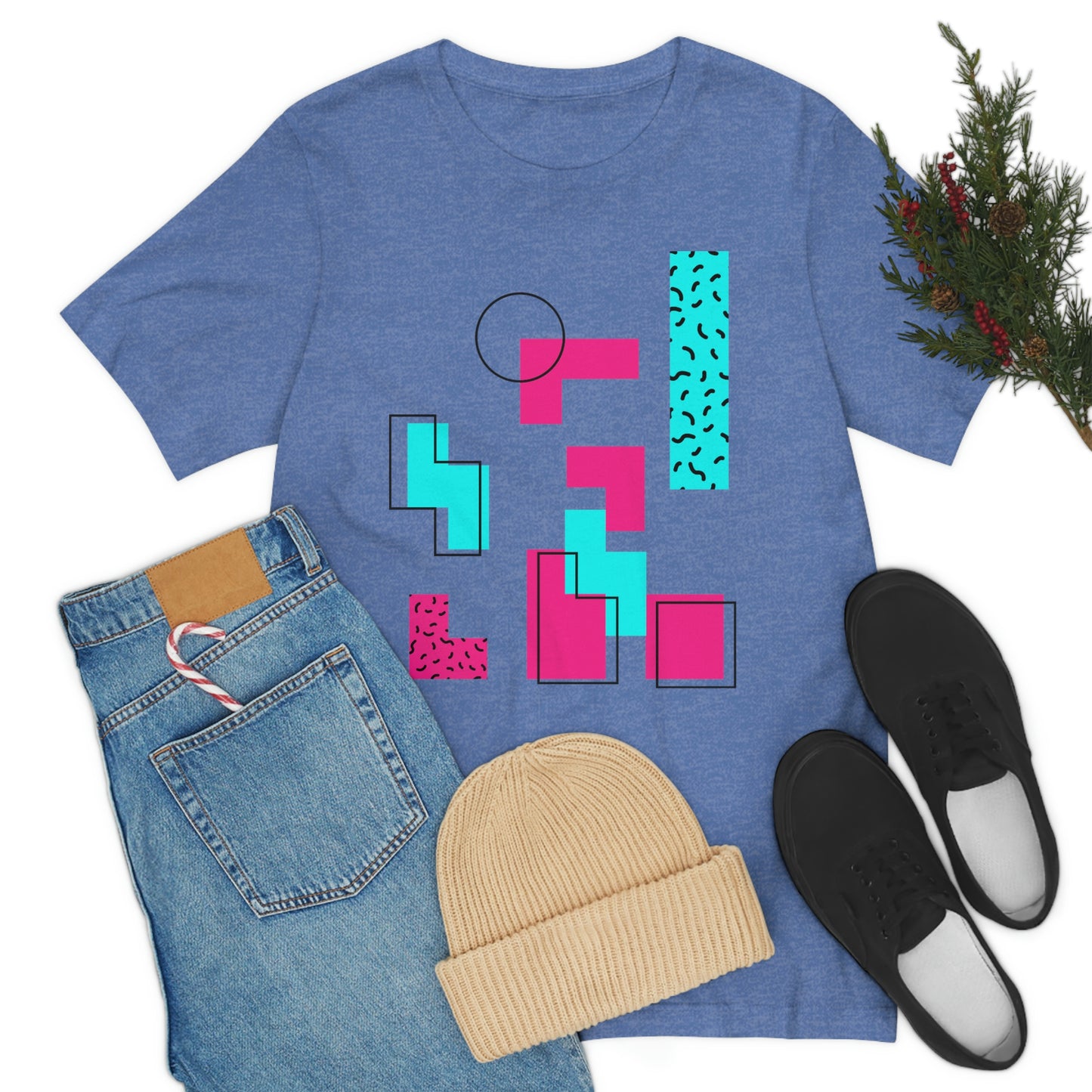 Tetris Retro Style Unisex Jersey Short Sleeve Tee