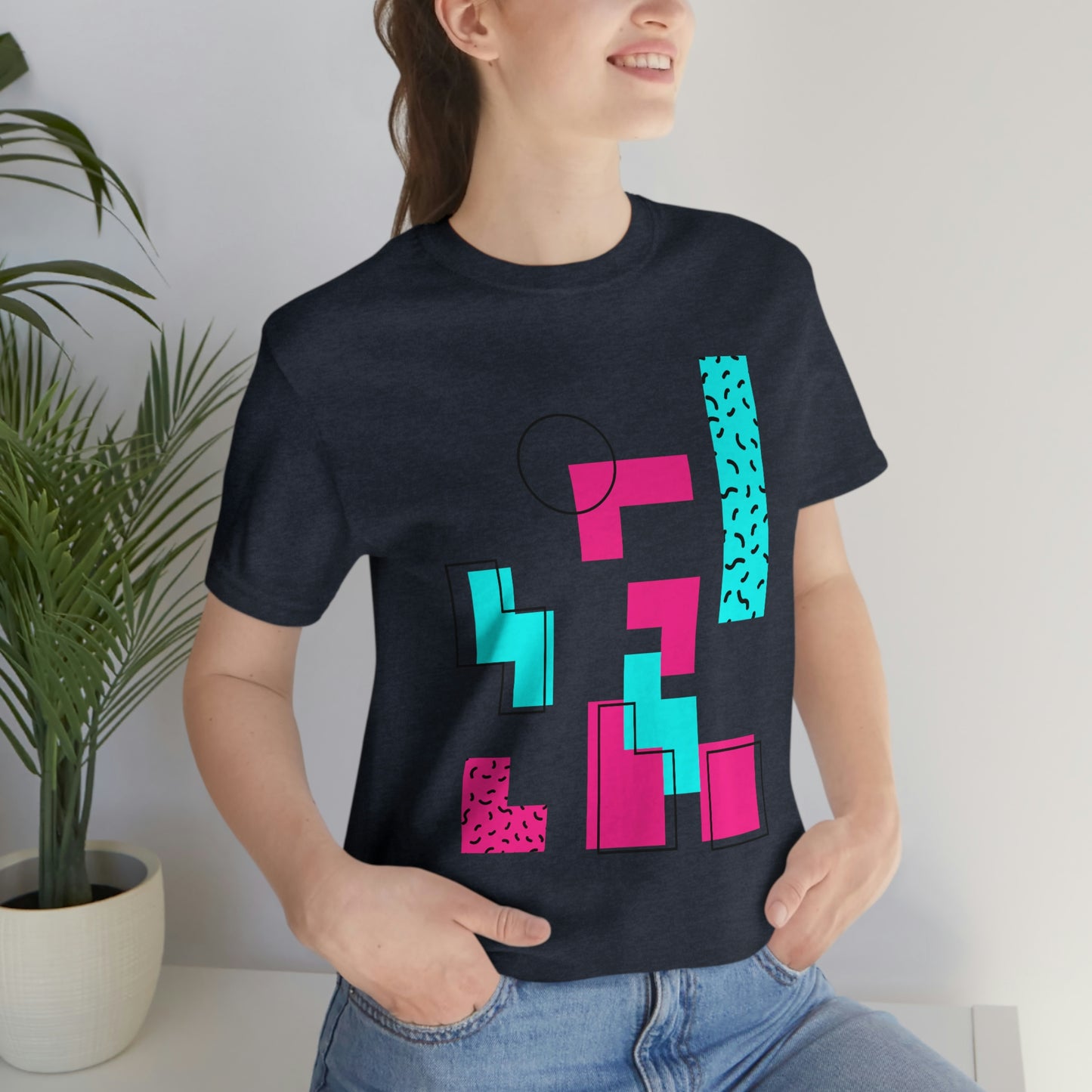 Tetris Retro Style Unisex Jersey Short Sleeve Tee