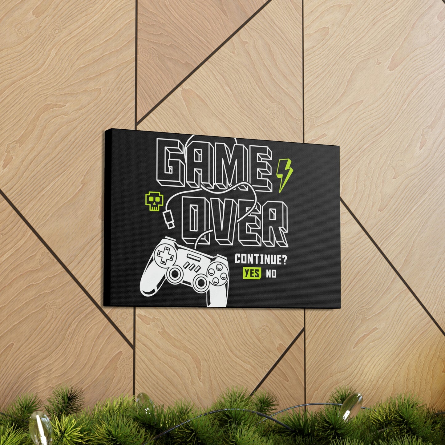 Game Over Canvas Gallery Wraps