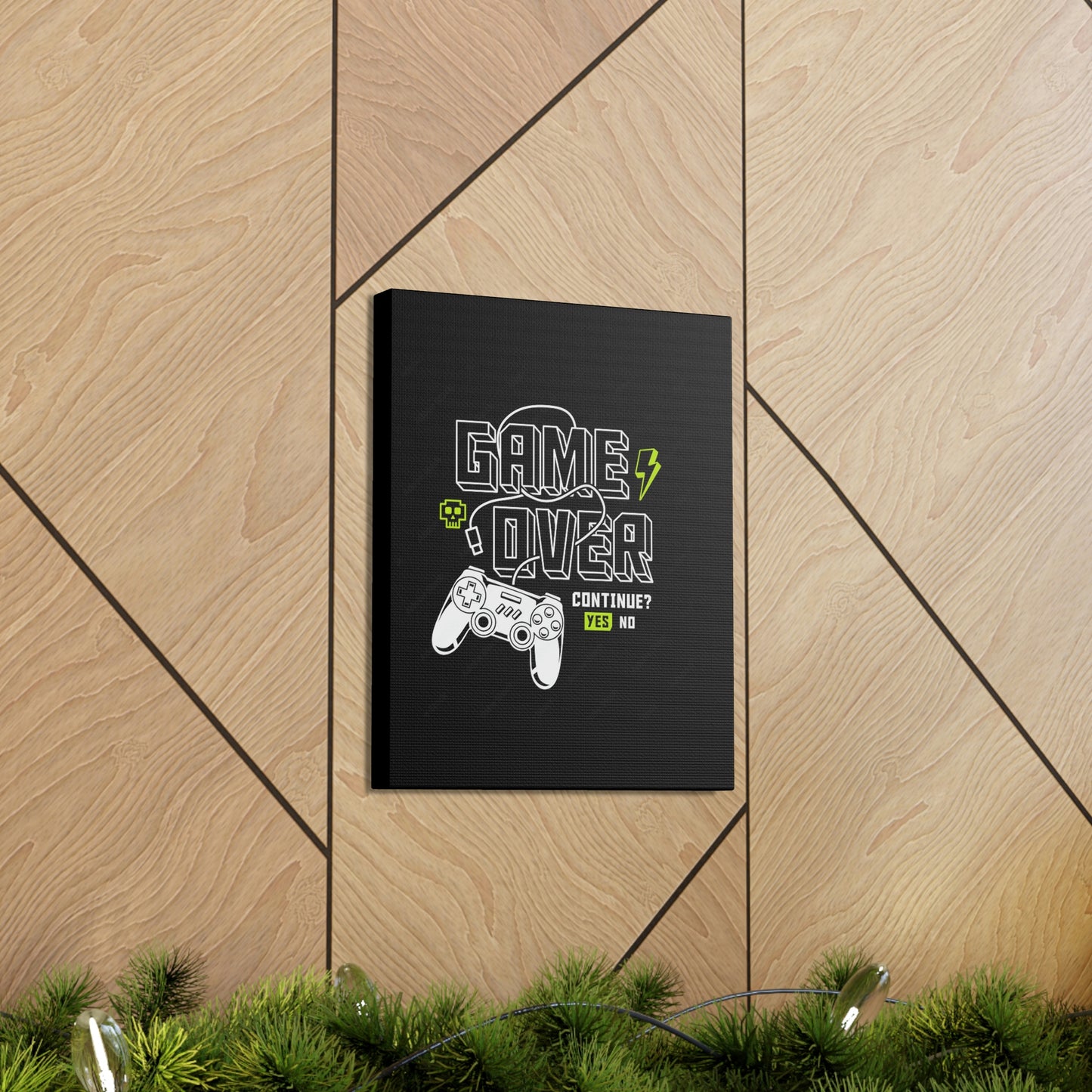 Game Over Canvas Gallery Wraps