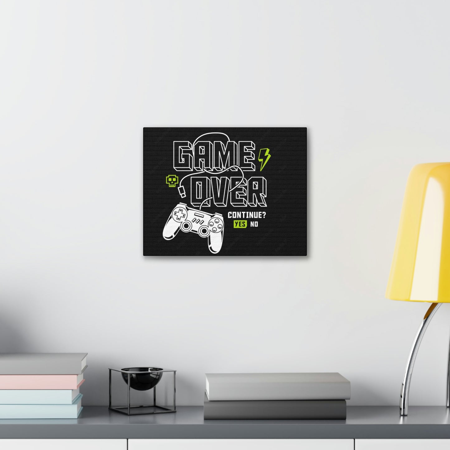 Game Over Canvas Gallery Wraps