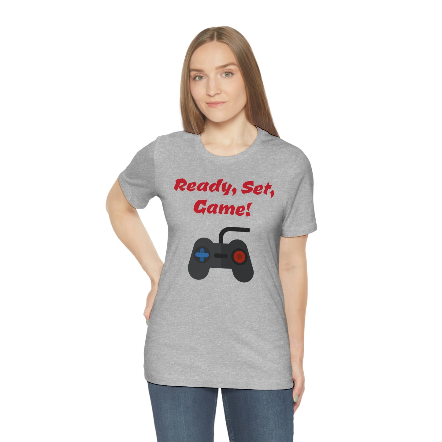 Ready, Set, Game! Unisex Jersey Short Sleeve Tee