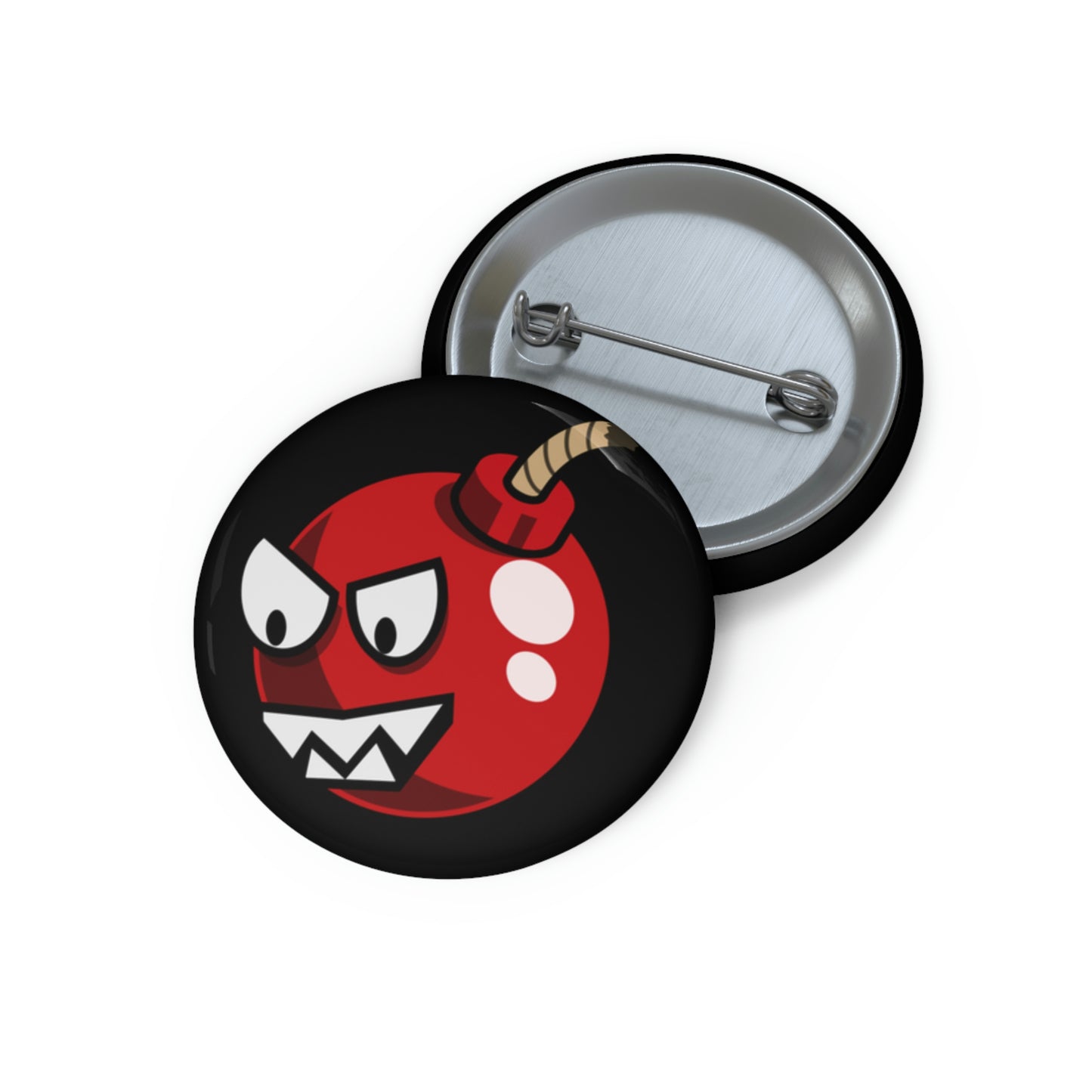 Video Game Style Bob-omb Custom Pin Buttons