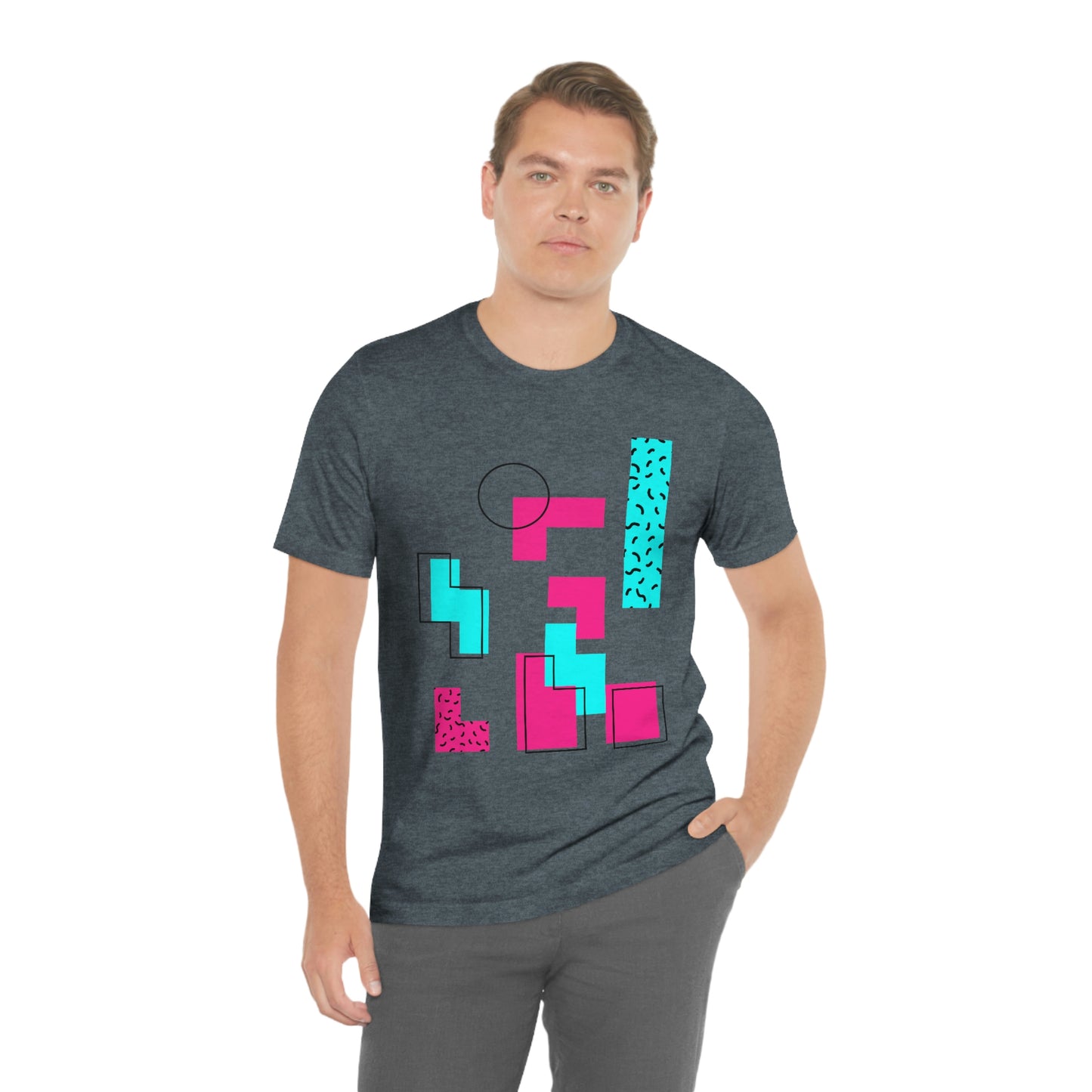 Tetris Retro Style Unisex Jersey Short Sleeve Tee