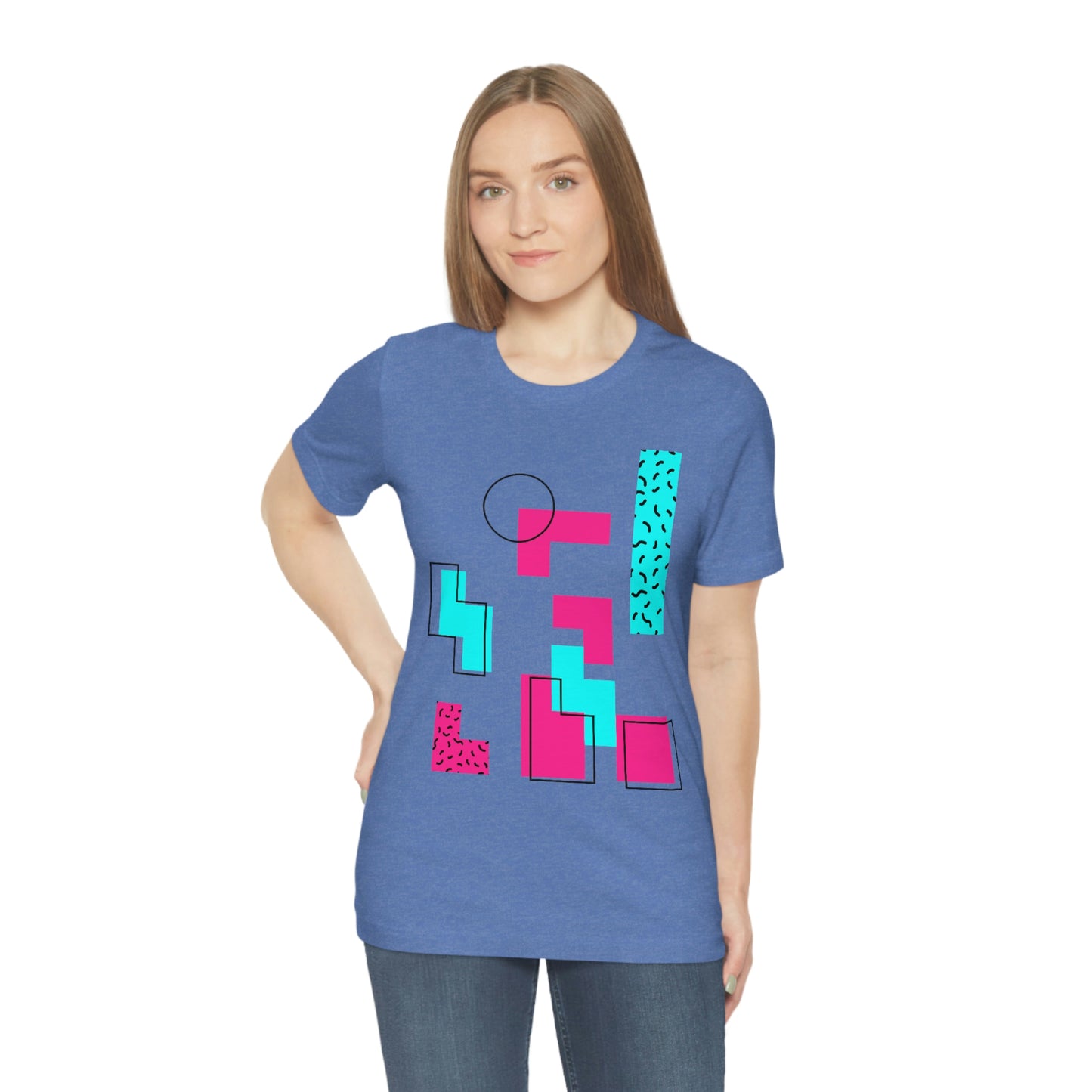 Tetris Retro Style Unisex Jersey Short Sleeve Tee