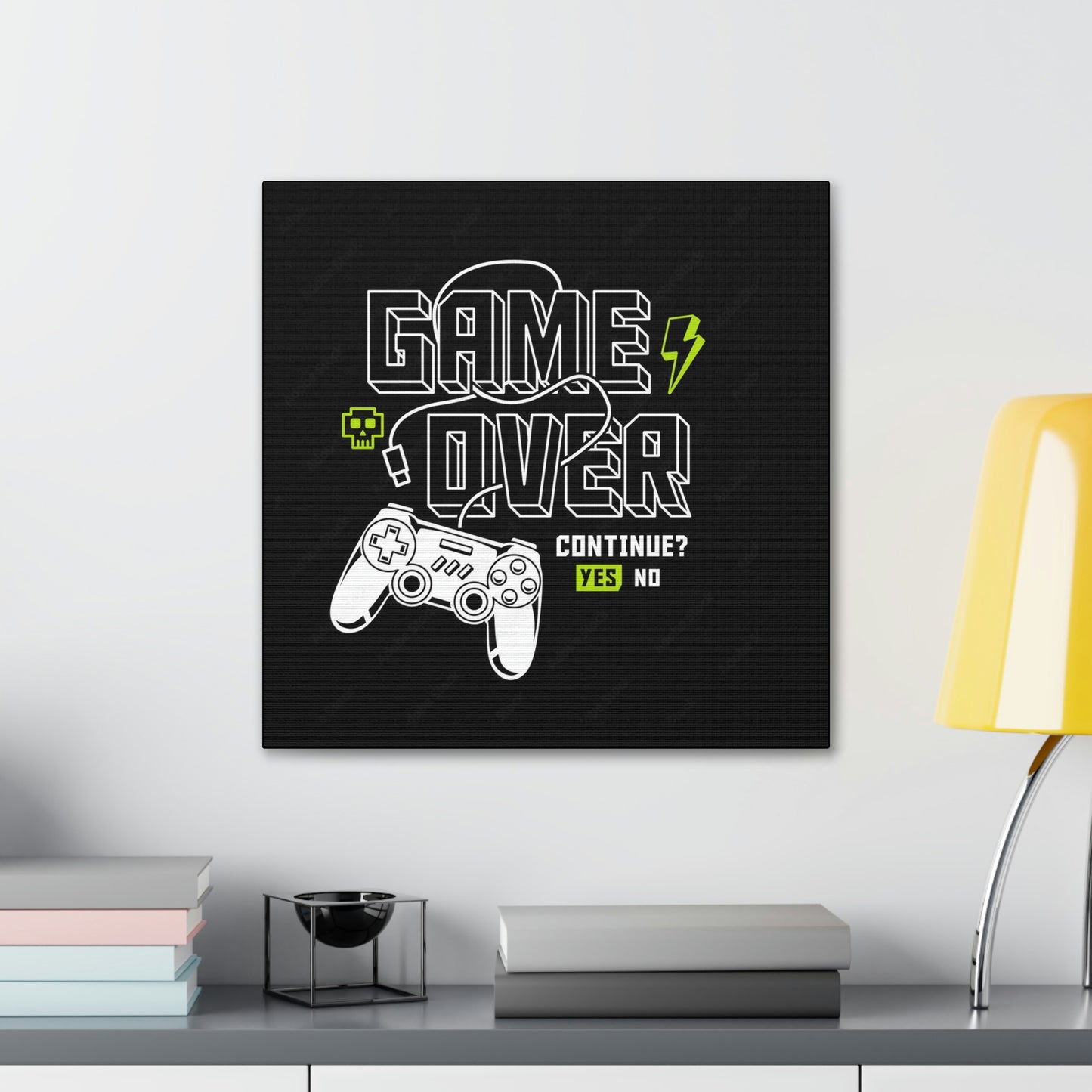 Game Over Canvas Gallery Wraps