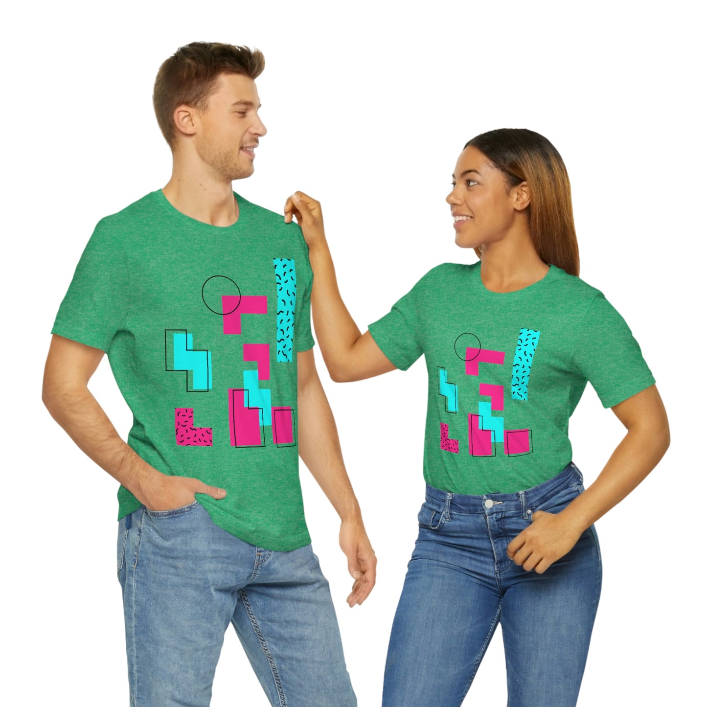 Tetris Retro Style Unisex Jersey Short Sleeve Tee