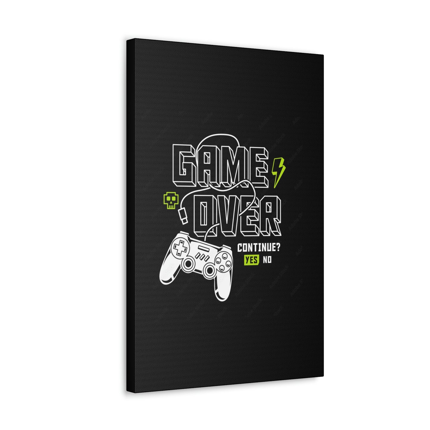 Game Over Canvas Gallery Wraps