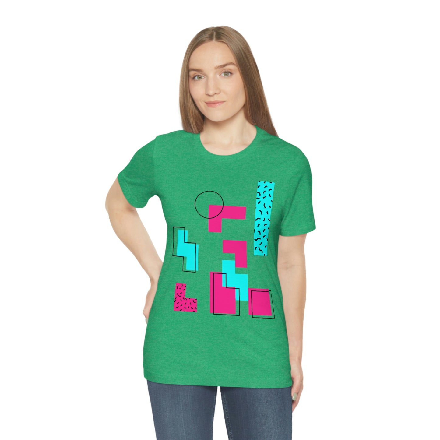 Tetris Retro Style Unisex Jersey Short Sleeve Tee