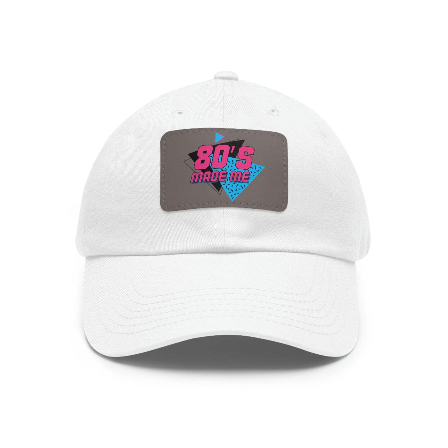 80s Made Me Dad Hat with Leather Patch