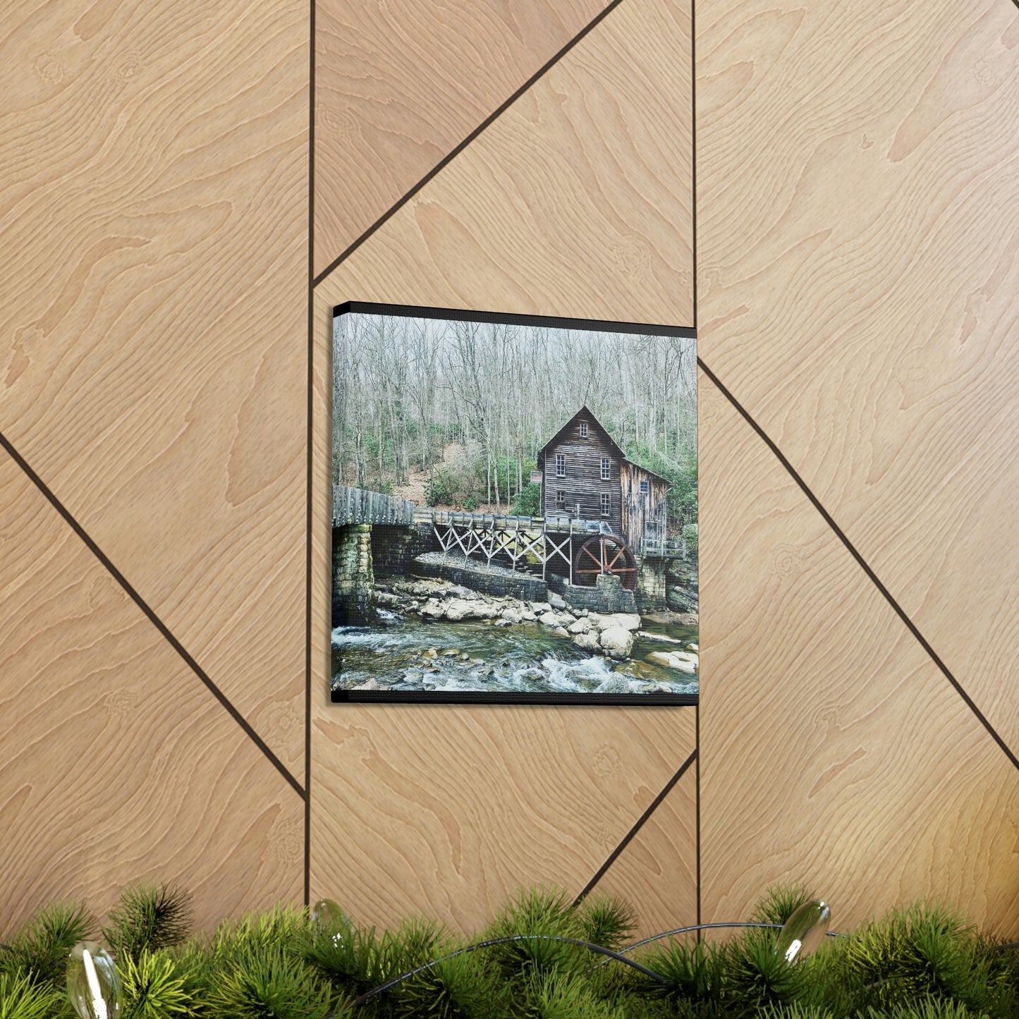 Grist Mill Scenic Canvas Gallery Wraps