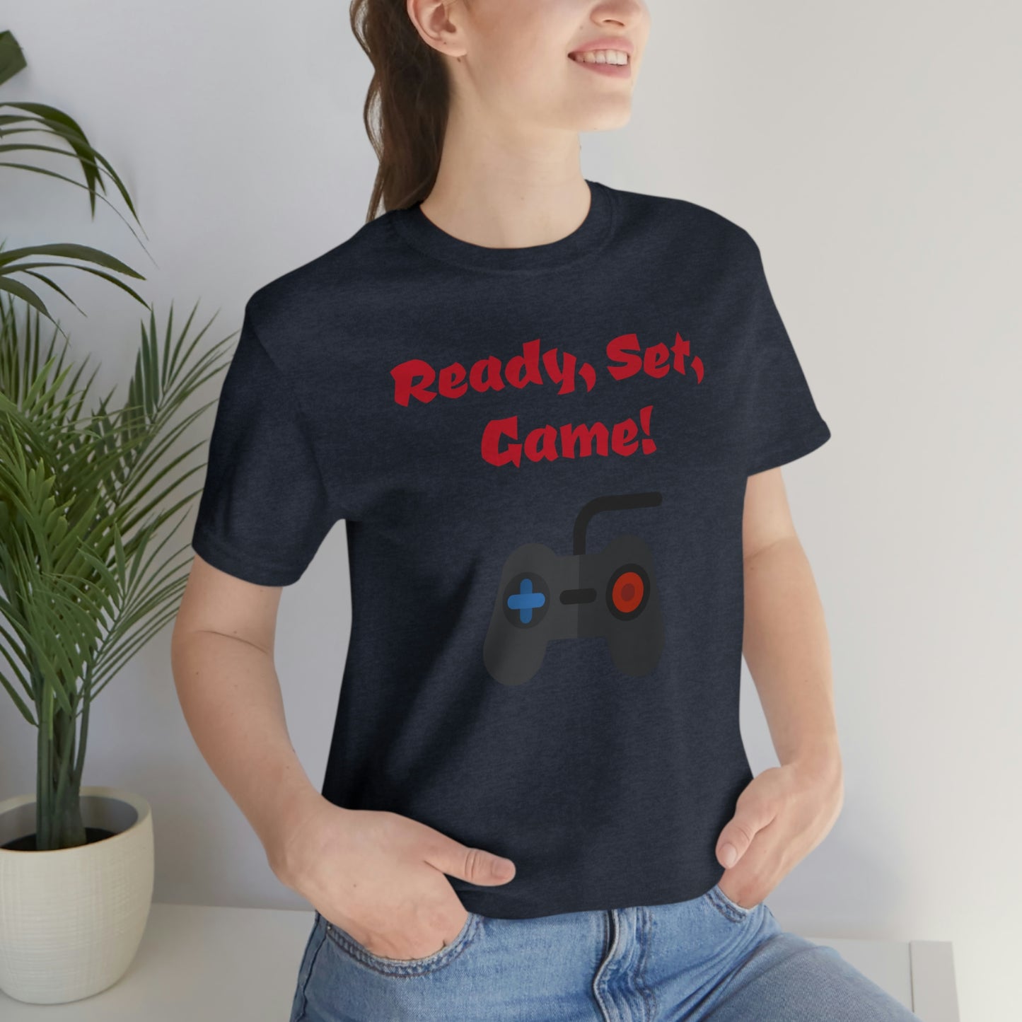 Ready, Set, Game! Unisex Jersey Short Sleeve Tee