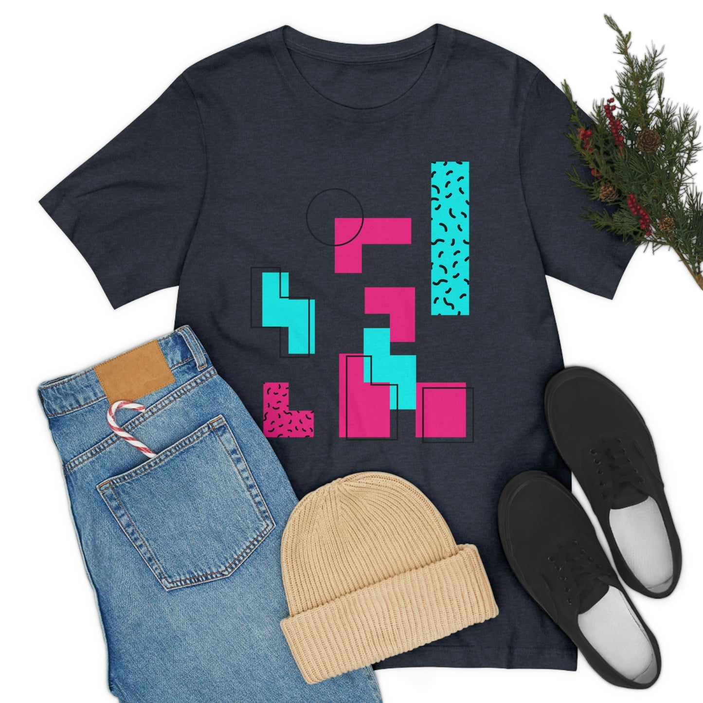 Tetris Retro Style Unisex Jersey Short Sleeve Tee