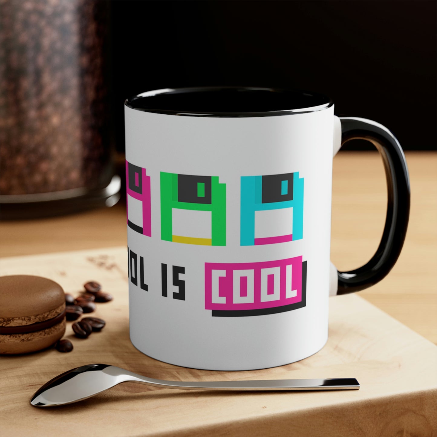 Old School is Cool Accent Coffee Mug, 11oz