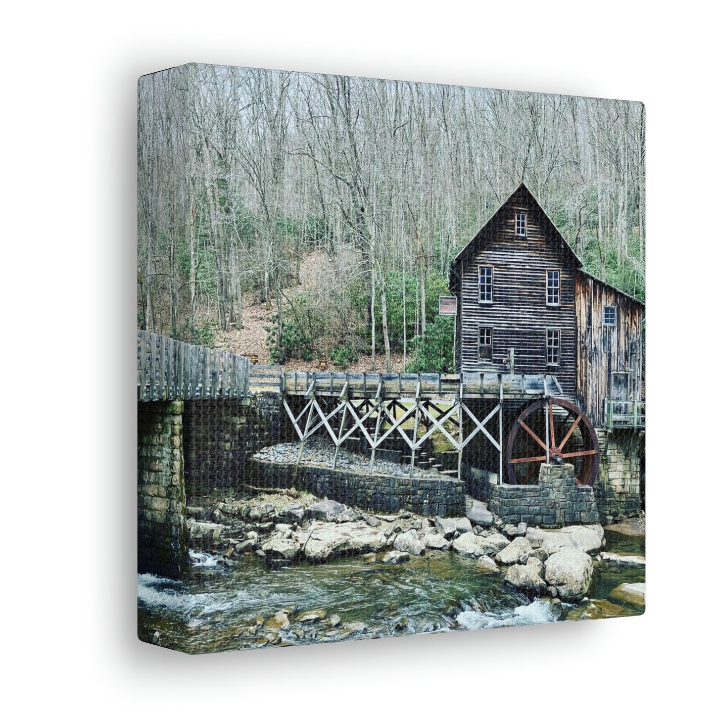 Grist Mill Scenic Canvas Gallery Wraps