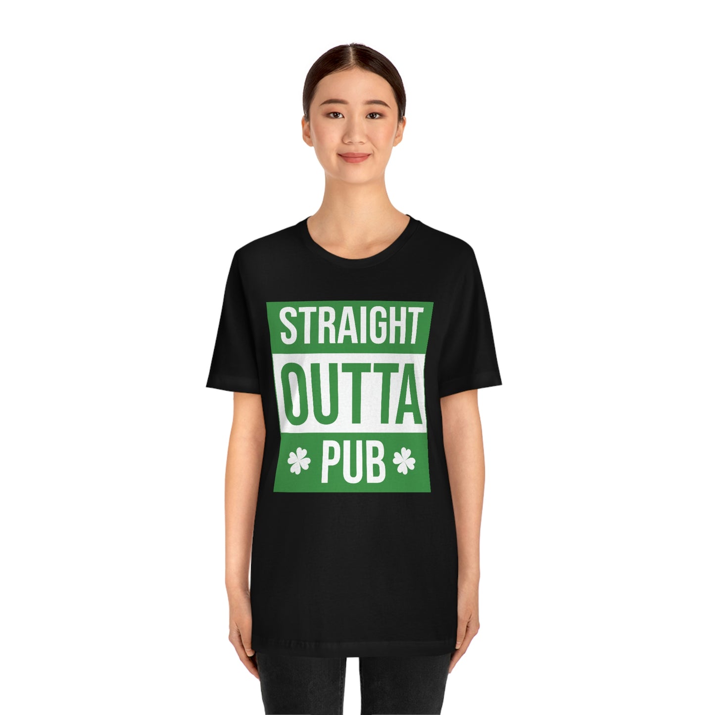 Straight Outta Pub Unisex Jersey Short Sleeve Tee