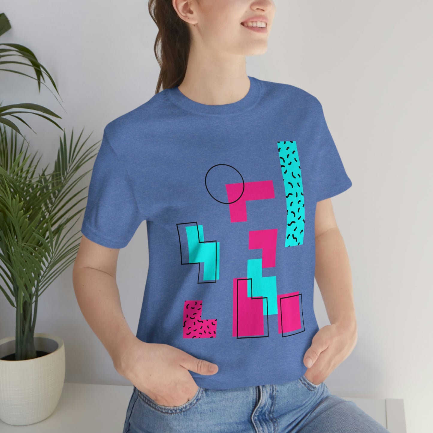 Tetris Retro Style Unisex Jersey Short Sleeve Tee