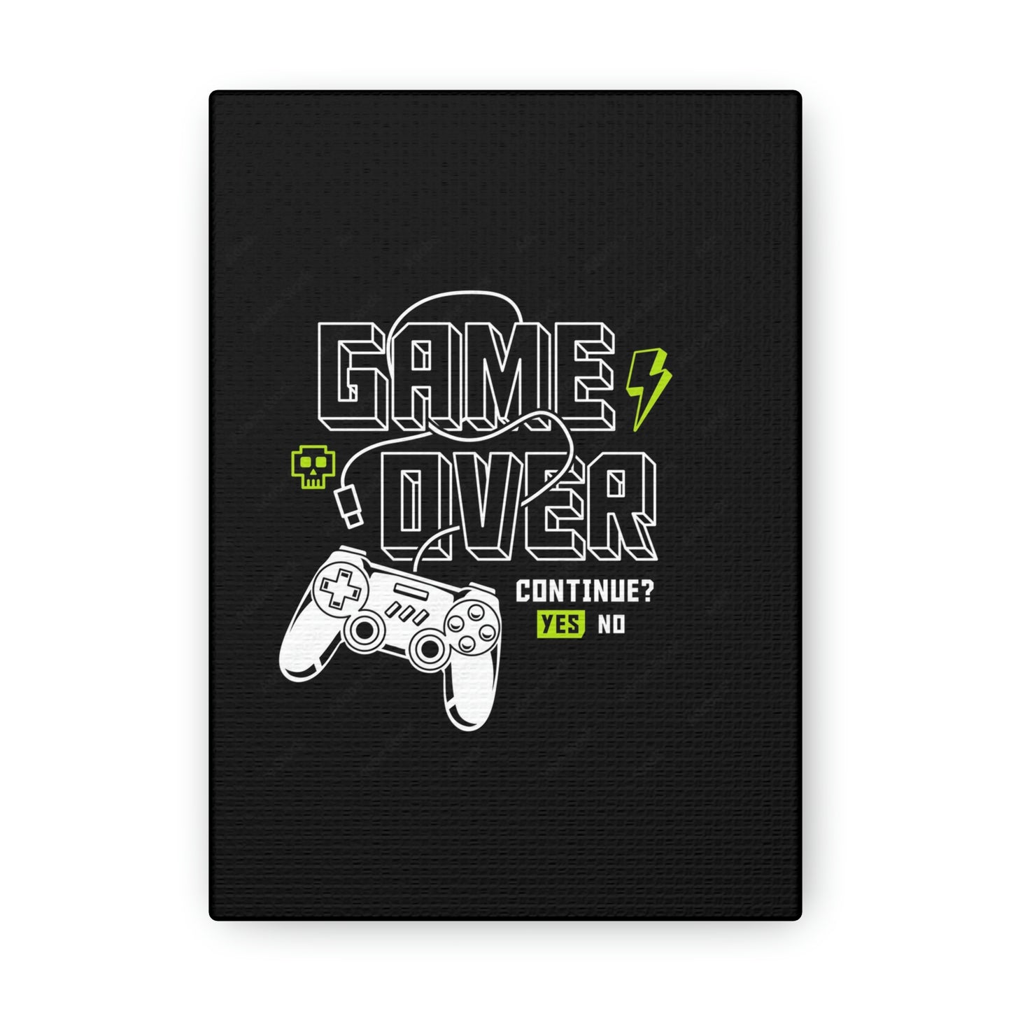 Game Over Canvas Gallery Wraps