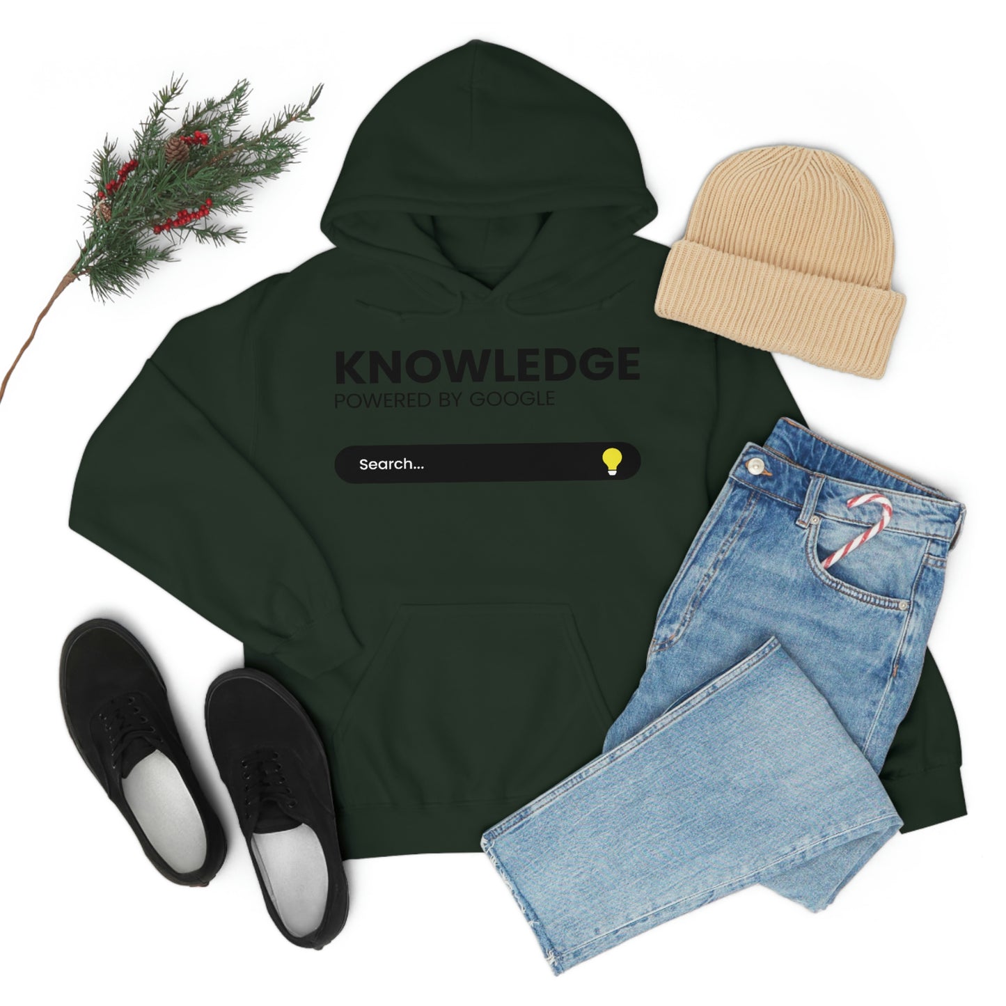 Knowledge Powered By Google Unisex Hooded Sweatshirt