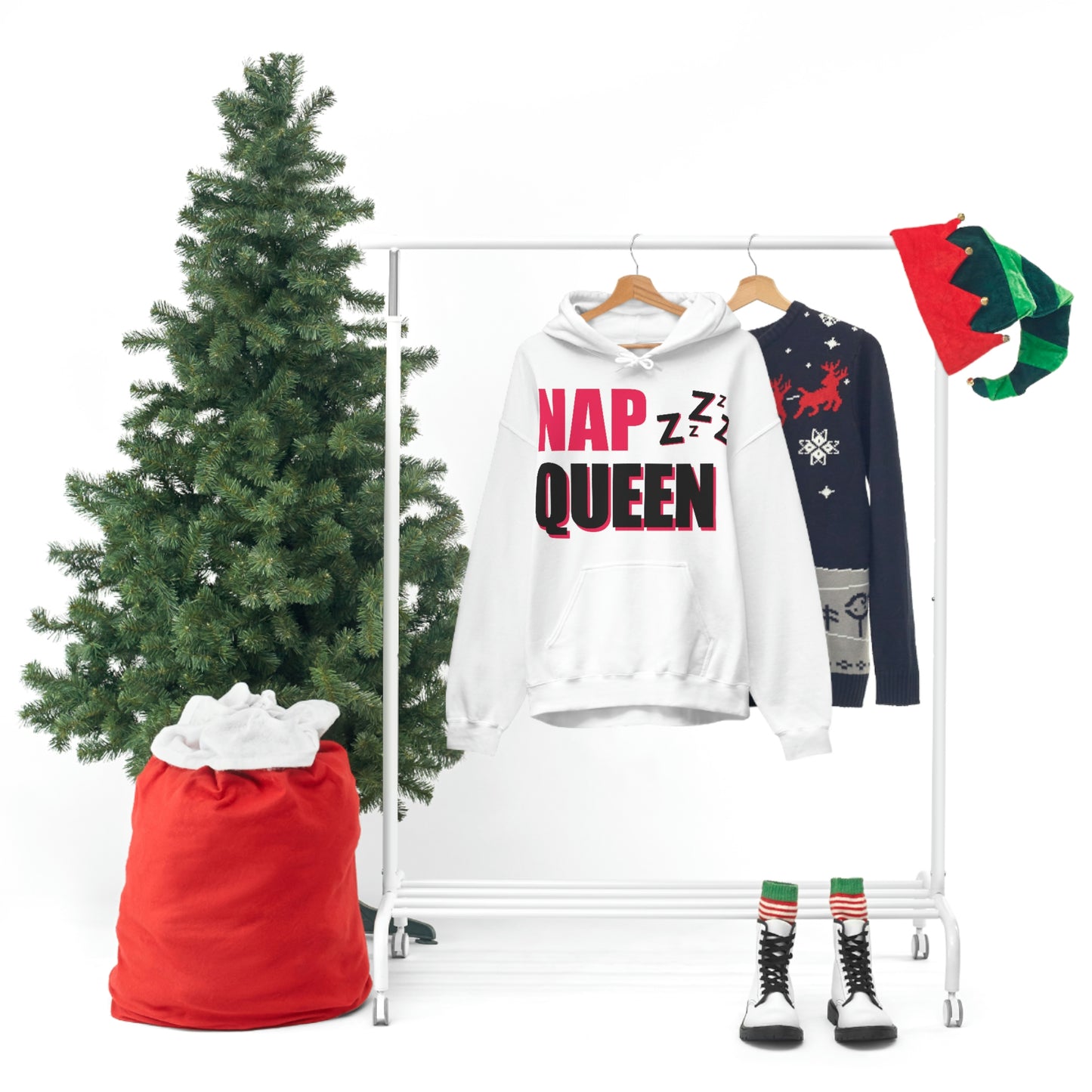 Nap Queen Unisex Hooded Sweatshirt